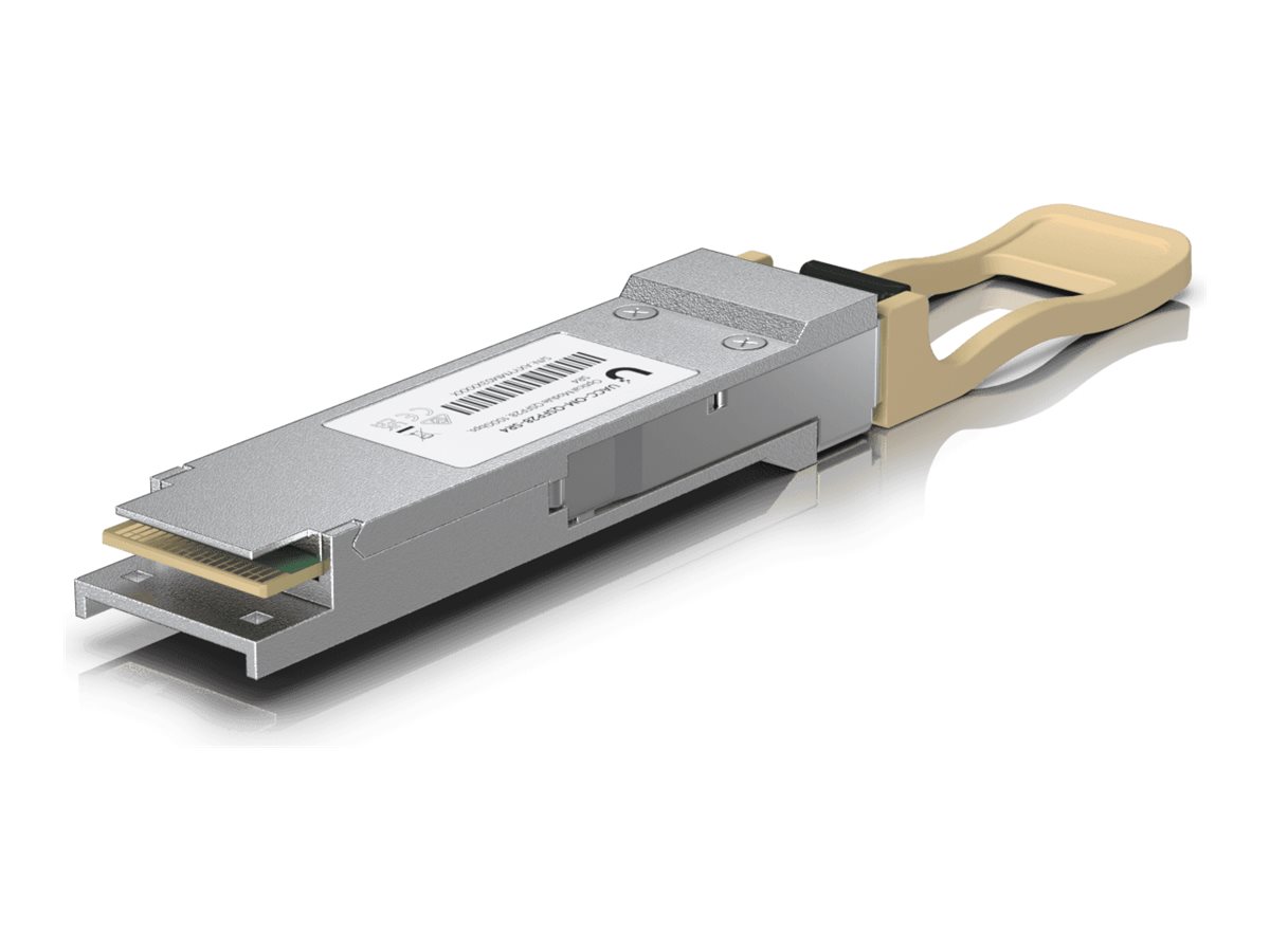 Ubiquiti QSFP28 Empfängermodul - 100 GigE optisch - 100GBase-SR4 - MPO-12UPC Typ B Multi-Mode - bis zu 100 m - 850 (TX)
