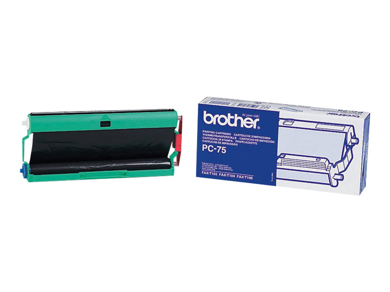 Brother PC75 - Schwarz - Farbbandkassette - für