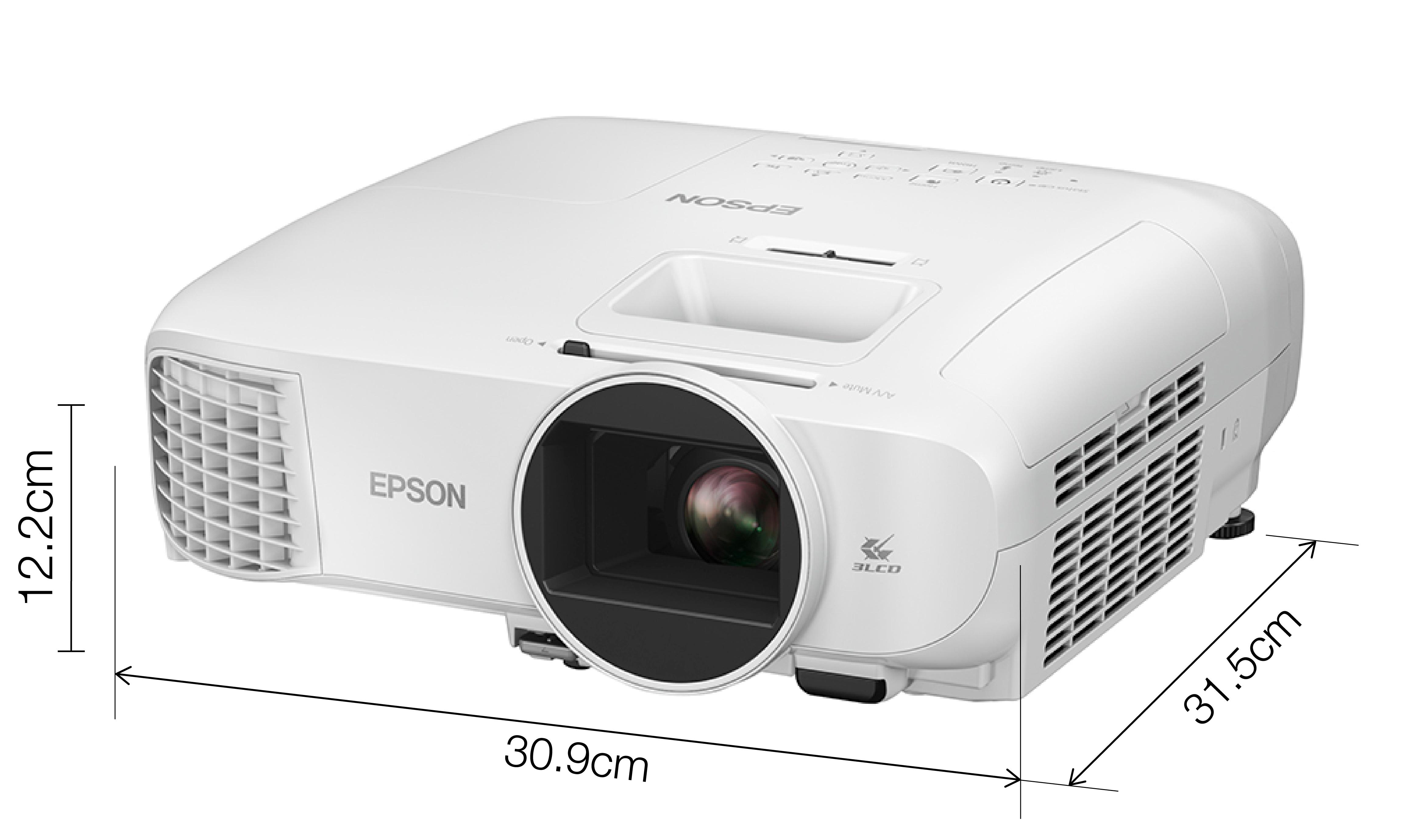 Epson EH-TW5700 - 2700 ANSI Lumen - 3LCD - 1080p (1920x1080) - 35000:1 - 16:9 - 863,6 - 8432,8 mm (34 - 332 Zoll)