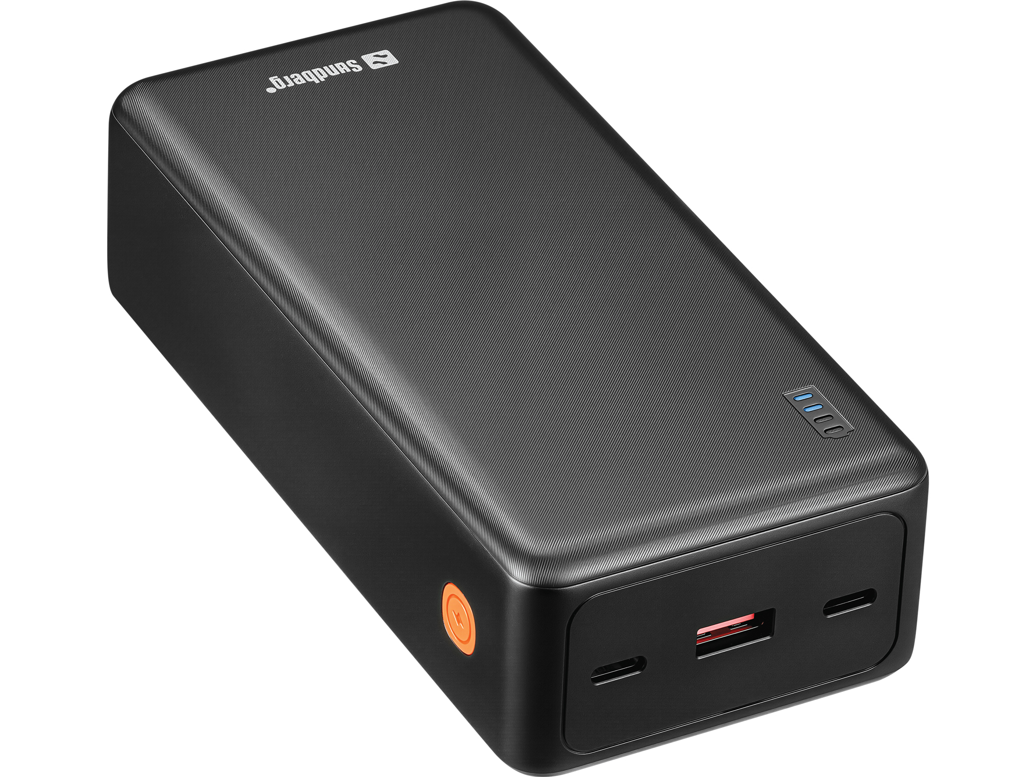 SANDBERG SAVER - Powerbank - 27000 mAh - 99.9 Wh - 22.5 Watt - 3 A - PD - 2 Ausgabeanschlussstellen (24 pin USB-C, USB), Ansicht 4