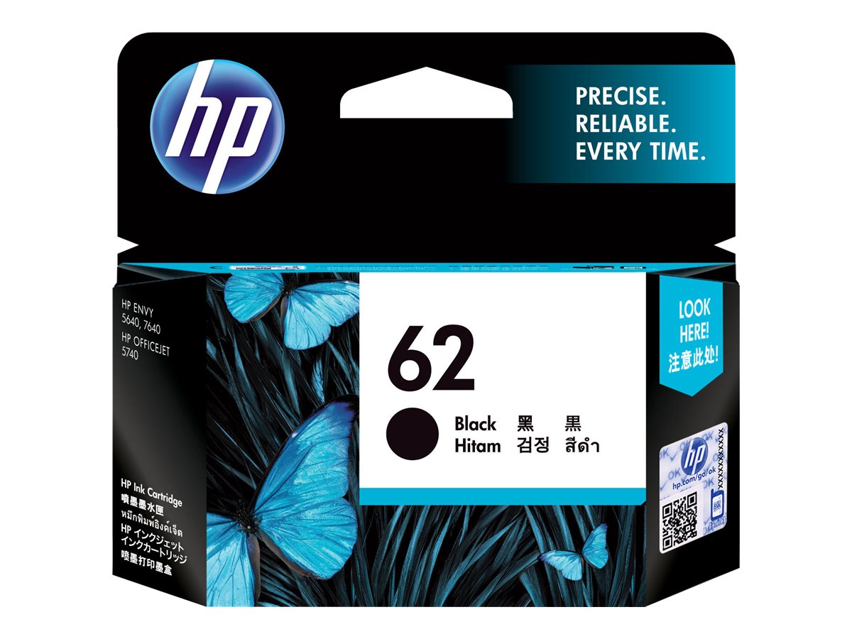 HP 62 - Schwarz - original - Tintenpatrone
