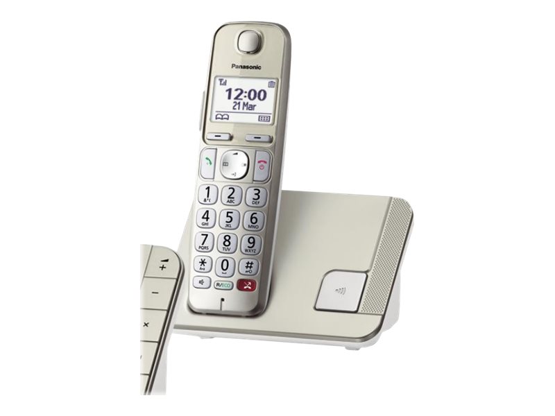 Panasonic KX-TGE250 - Schnurlostelefon - Anrufbeantworter mit Rufnummernanzeige/Anklopffunktion