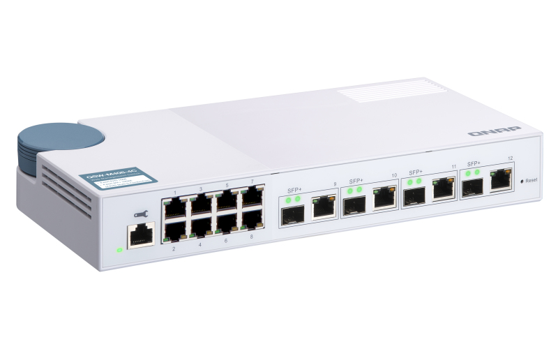 QNAP QSW-M408-4C - Switch - managed - 8 x 10/100/1000 + 4 x C 10 G-Bit SFP+, Ansicht 4