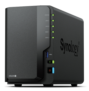Synology Disk Station DS225+ - NAS-Server - SATA 6Gb/s, Ansicht 2