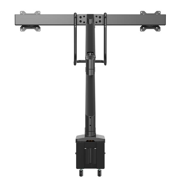 StarTech.com ARMSLMBARDUO Monitorhalterung (dual Monitor, Synchronisierte Höhenverstellung, Tischklemme, VESA), Ansicht 2