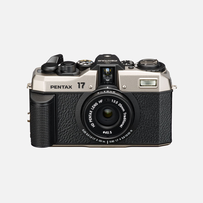 Pentax 17 schwarz/silber - Digitalkamera, Ansicht 3