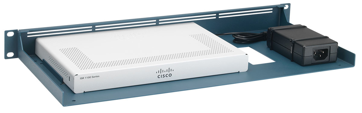 Rackmount.IT CISRACK RM-CI-T11 - Netzwerk-Einrichtung - Rack montierbar - Metallisch Blau - 1U - 48.3 cm (19), Ansicht 2