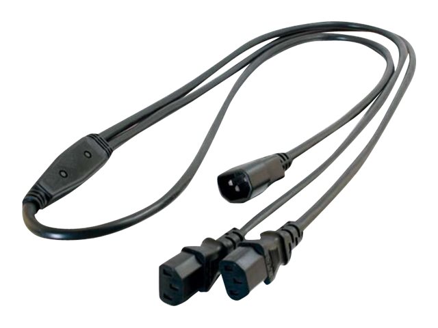 C2G 16 AWG 1-to-2 Power Cord Splitter - Netz-Splitter