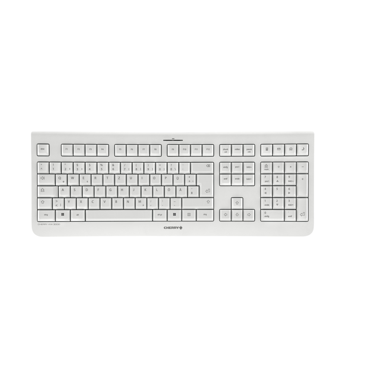 Cherry KW 3000 Kabellose Tastatur weiß