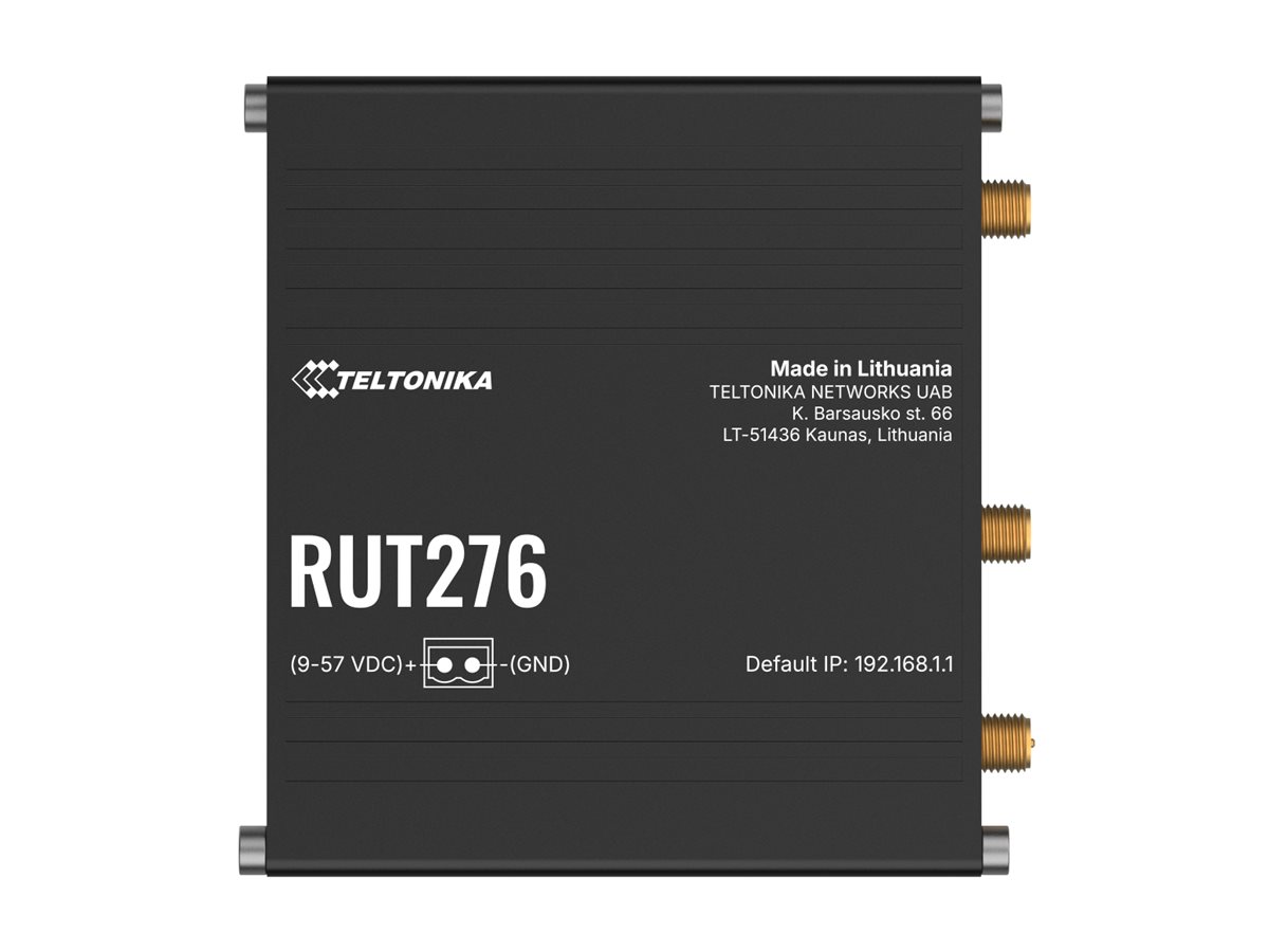 Teltonika · Router· RUT276· Redcap 5G, Ansicht 4