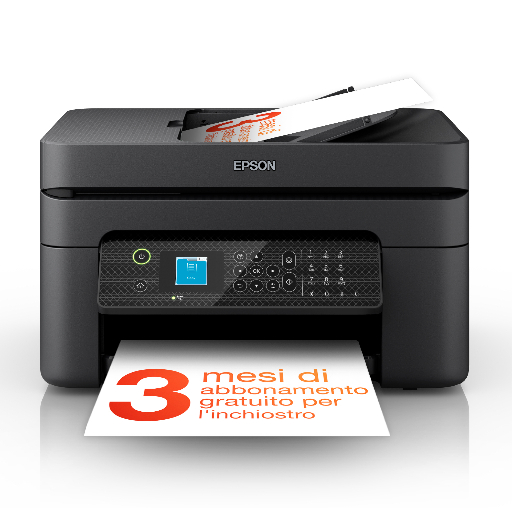 Epson WorkForce WF-2930DWF - Multifunktionsdrucker - Farbe - Tintenstrahl - 216 x 297 mm (Original), Ansicht 2
