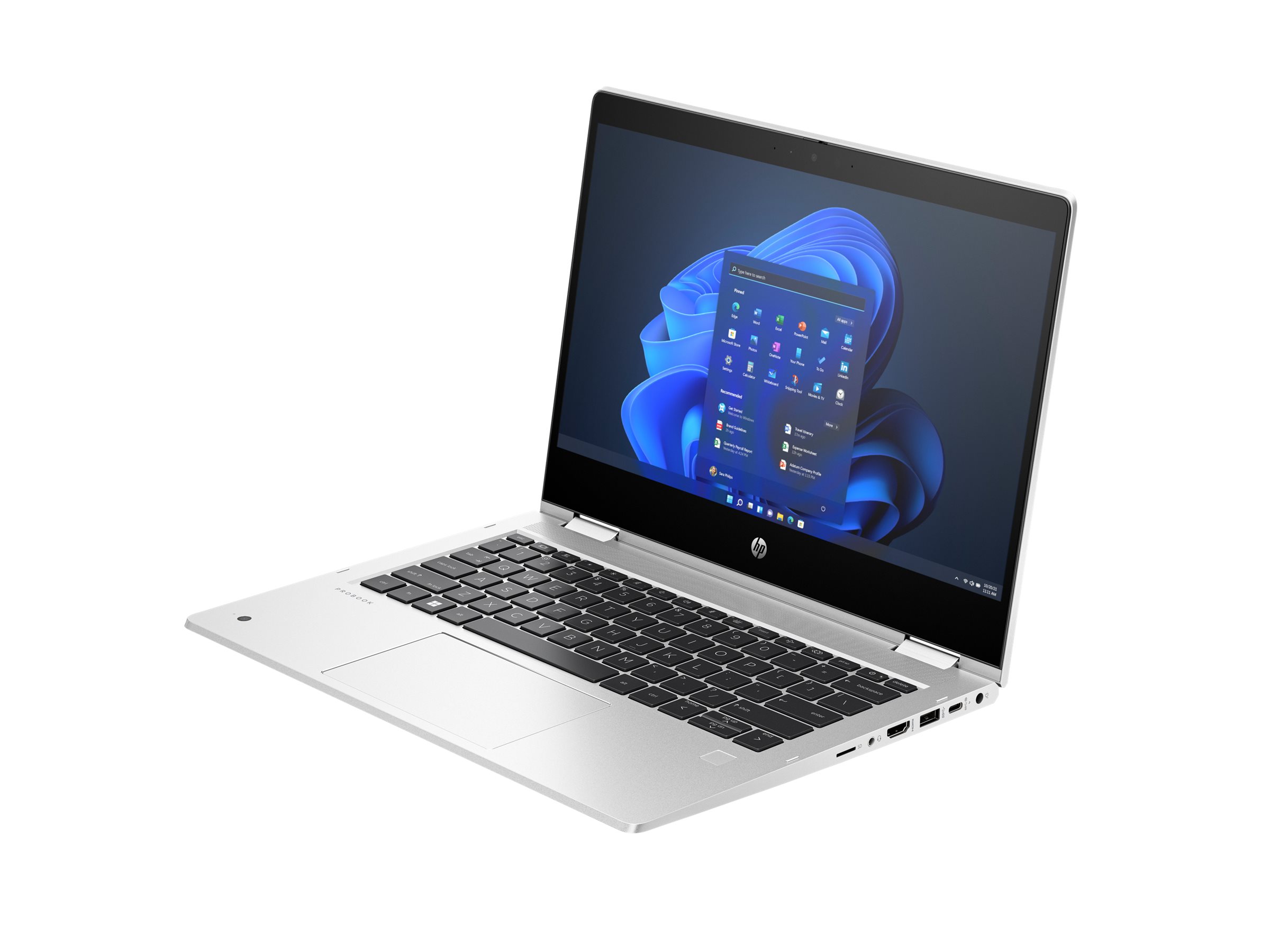 HP Pro x360 435 G10 Notebook - Flip-Design - AMD Ryzen 5 7530U / 2 GHz - Win 11 Pro - Radeon Graphics - 16 GB RAM - 512 GB SSD NVMe, TLC - 33.8 cm (13.3")