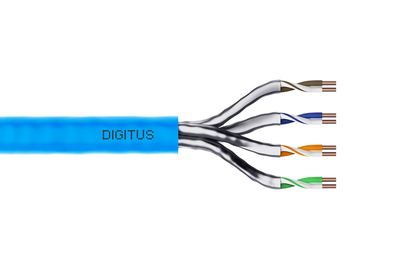 DIGITUS CAT 6A U/FTP Datenkabel - Verlegekabel, 305 m, Simplex, Cca,  Easy Pull Box