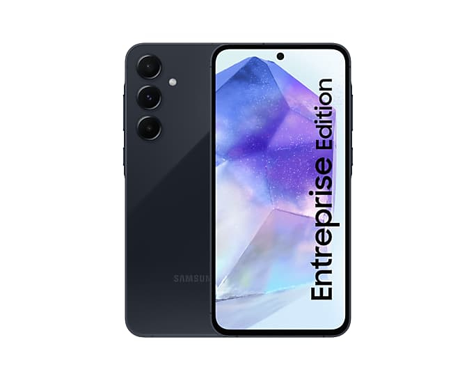 Samsung Galaxy A55 - Enterprise Edition - 5G Smartphone - Dual-SIM - RAM 8 GB / Interner Speicher 128 GB - Dunkelblau, Ansicht 2