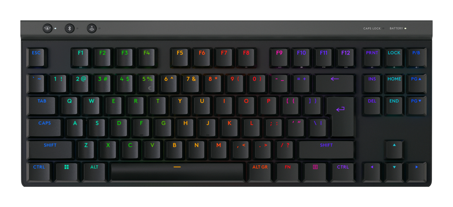Logitech G G515 - Tastatur - LIGHTSPEED - TKL - TL: US, QWERTY - Schwarz, Ansicht 2