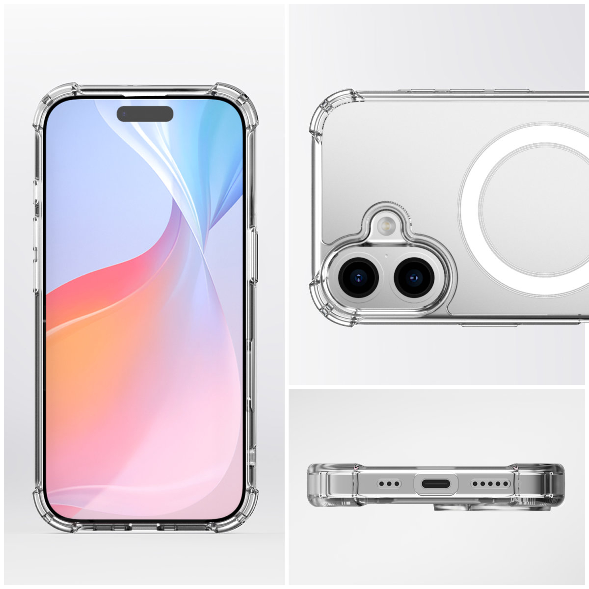 4smarts Hybrid Ibiza - Hintere Abdeckung für Mobiltelefon - kompatibel mit MagSafe - Polycarbonat (PC), Ansicht 3