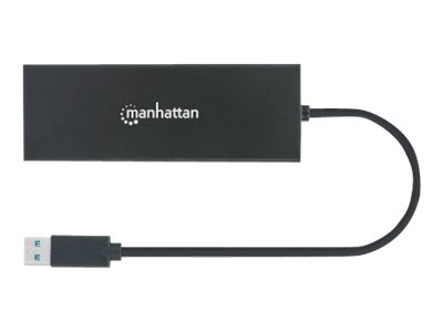 Manhattan USB-A Dock/Hub - Ports (x5): Ethernet, HDMI, USB-A (x2), Ansicht 4