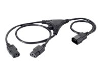 Equip Netz-Splitter - power IEC 60320 C13 zu IEC 60320 C14