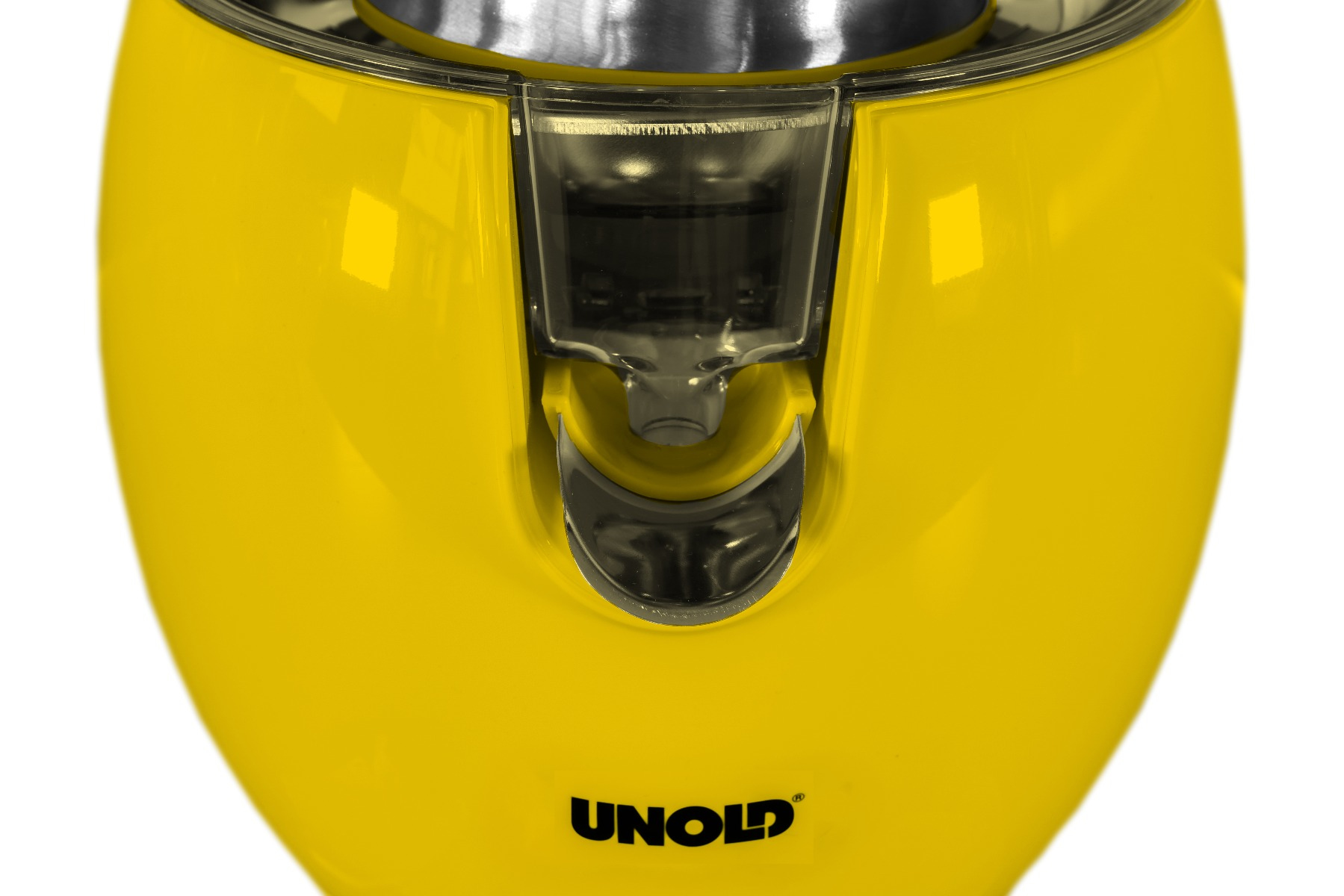 UNOLD ZITRUSPRESSE Power Juicy Yellow 78132 - Handsaftpresse - Gelb - 1 m - Edelstahl - Kunststoff - Edelstahl - 1100 W, Ansicht 4