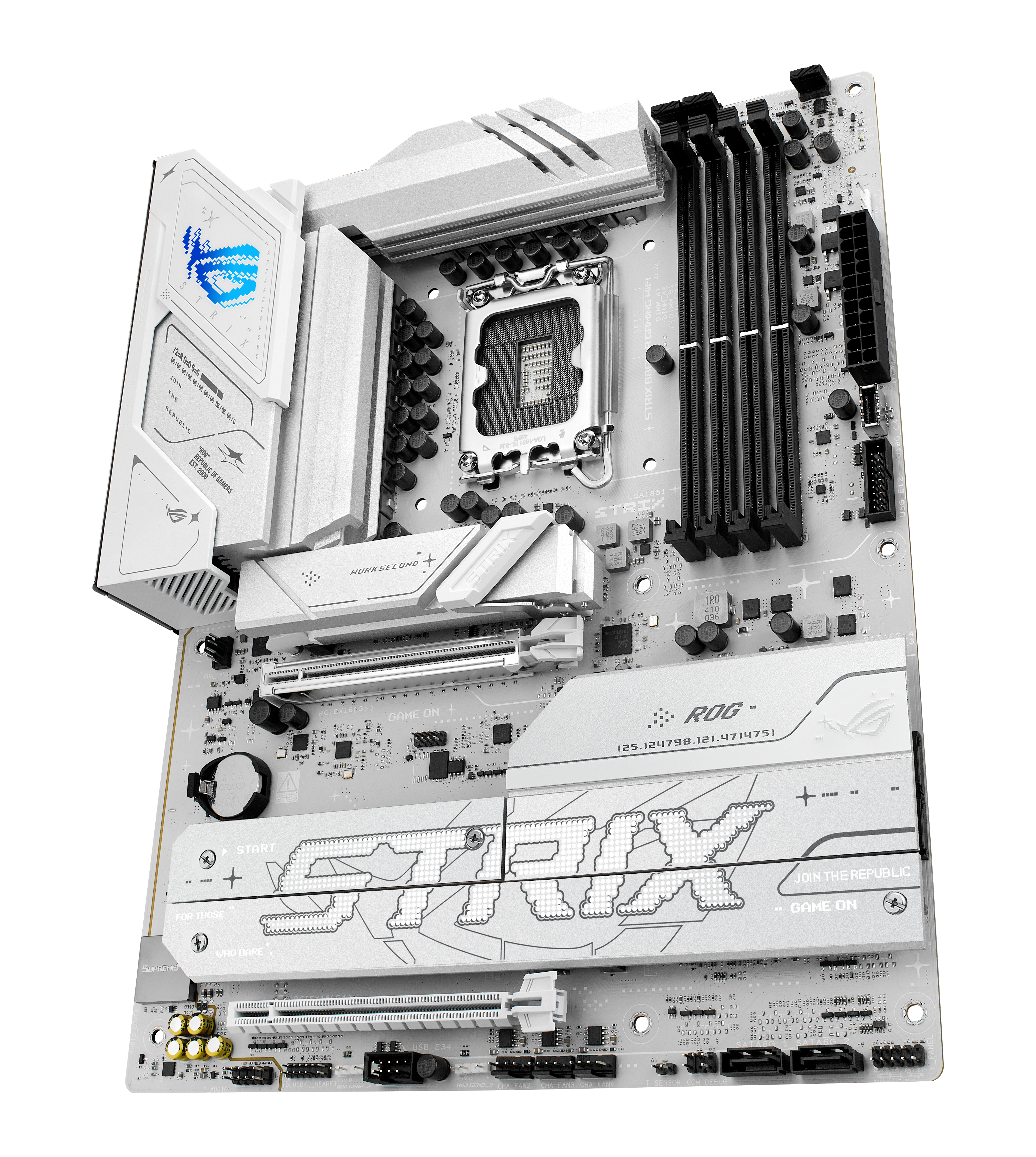ASUS ROG STRIX B860-A GAMING WIFI - Motherboard - ATX - LGA1851-Sockel - B860 Chipsatz, Onboard-Grafik(CPU erforderlich), Ansicht 2