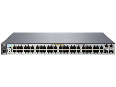 HPE Aruba 2530-48-PoE+ - Switch - managed - 48 x 10/100 + 2 x Kombi-Gigabit-SFP + 2 x 10/100/1000