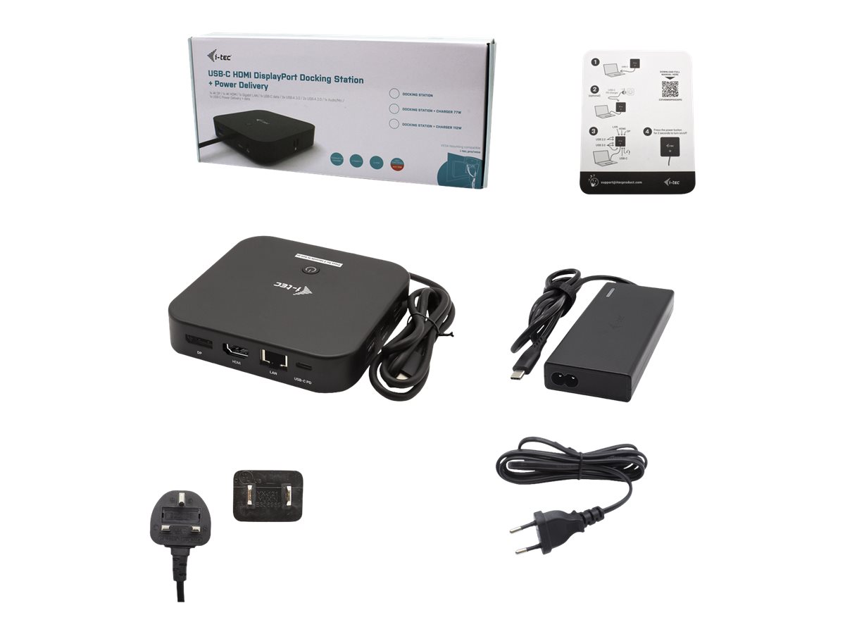 I-TEC USB-C HDMI DP DOCK PD100W (C31HDMIDPDOCKPD65)