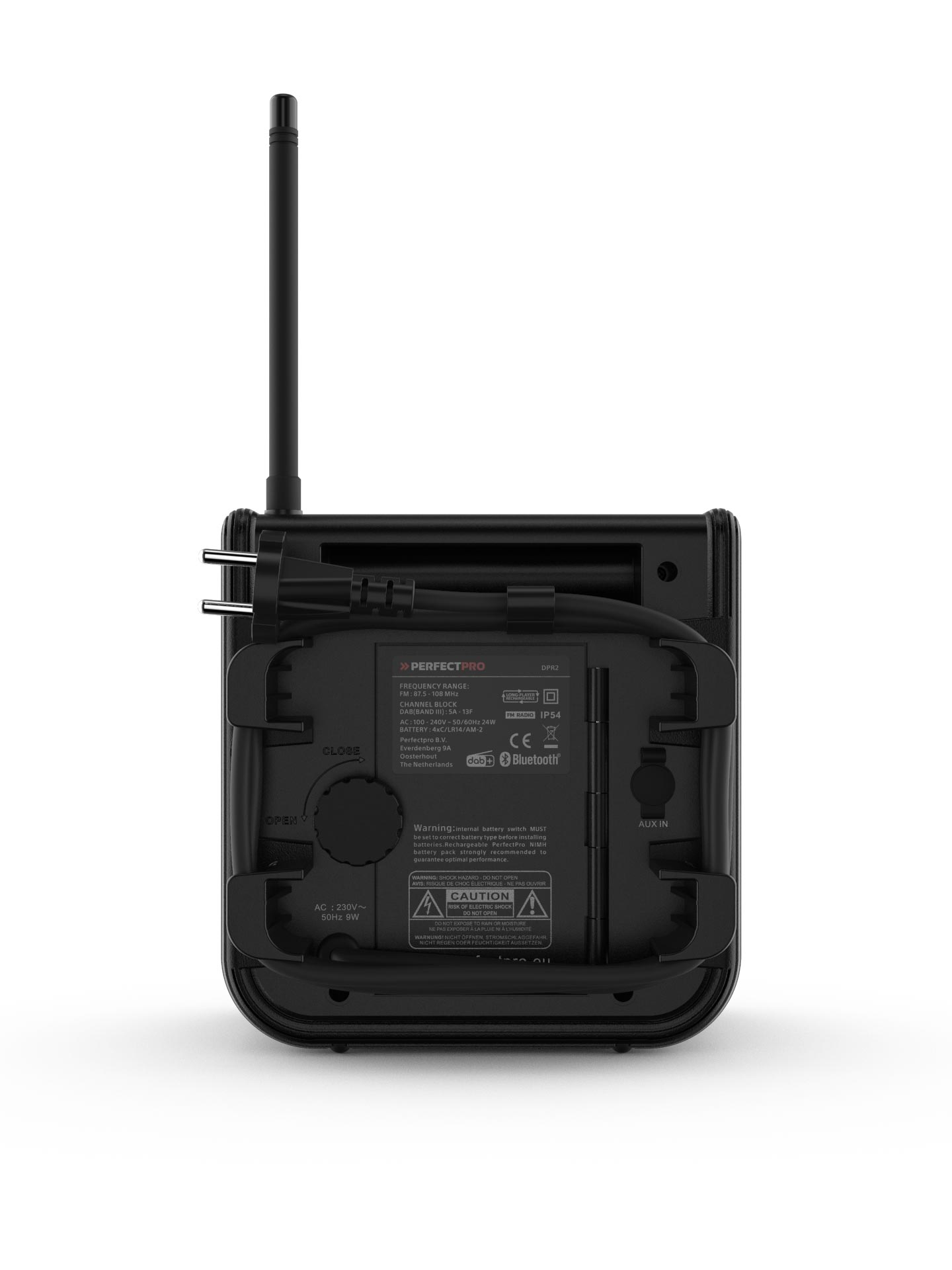 Perfectpro DABPRO - Tragbar - Digital - DAB+ - FM - 4 W - 1-Weg - 7,62 cm, Ansicht 2