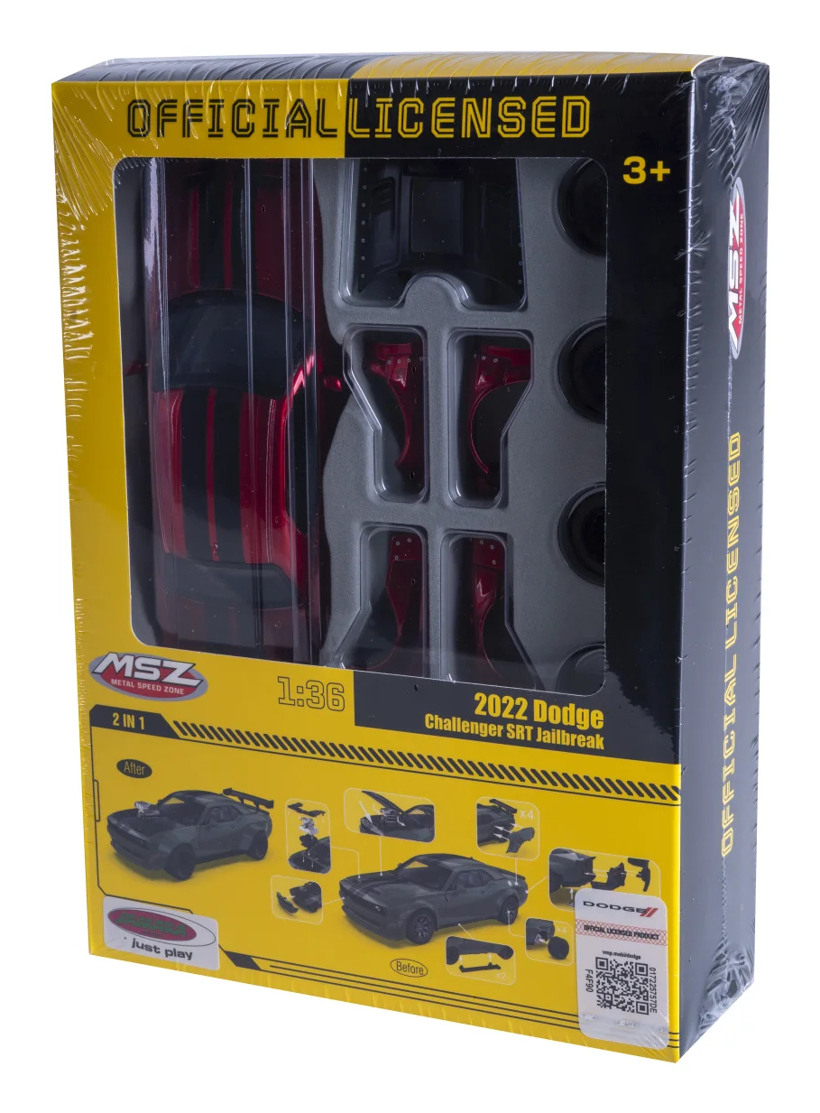 JAMARA Dodge Challenger SRT Jailbreak 2in1 1 36 rot 3+, Ansicht 3
