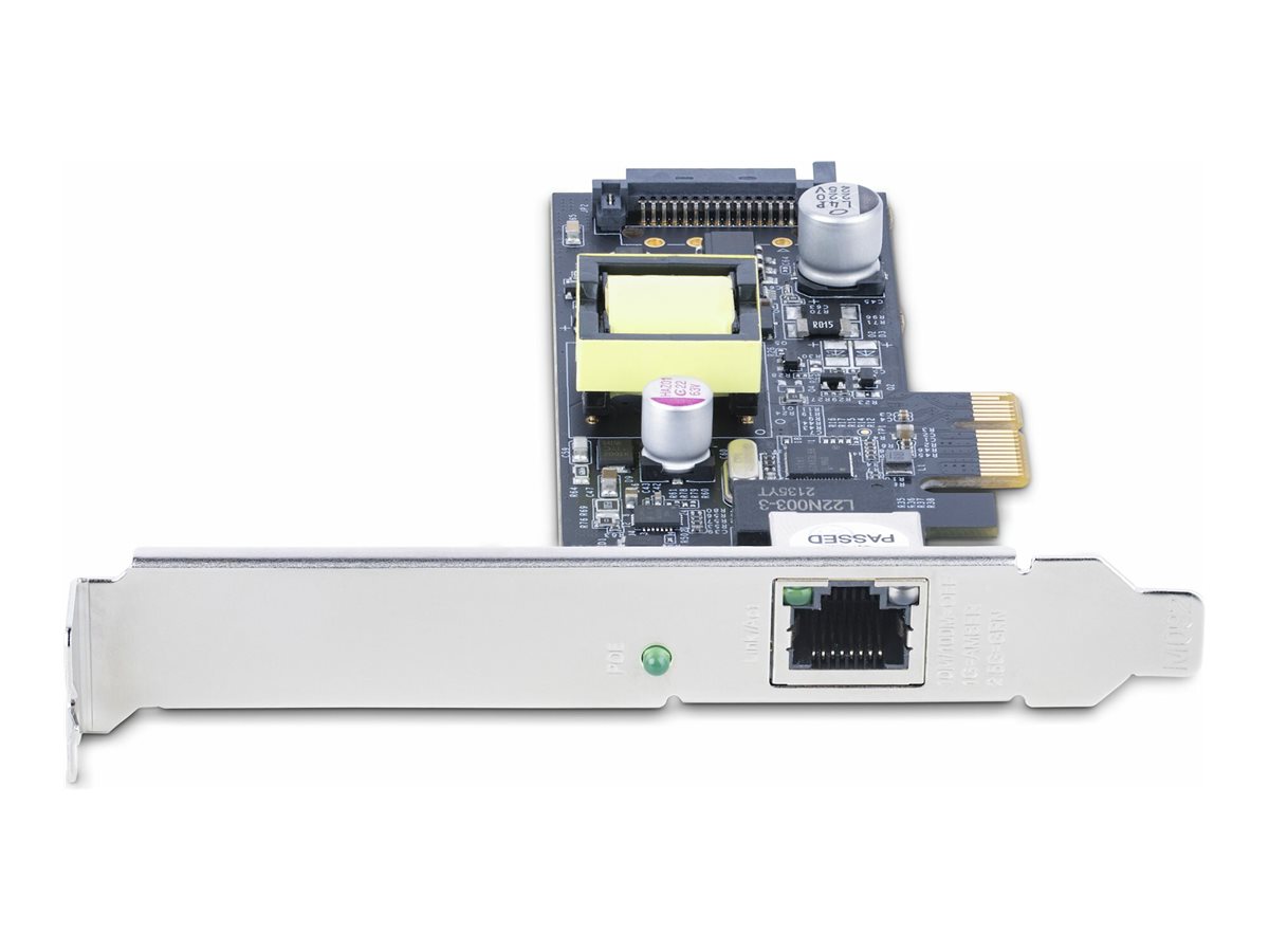 StarTech.com Startech 1-Port 2.5Gbps PoE Netzwerkkarte, Intel I225-V, 802.3at/af - Netzwerkadapter - PCIe 2.0 Low-Profile - 2.5GBase-T (PoE+)