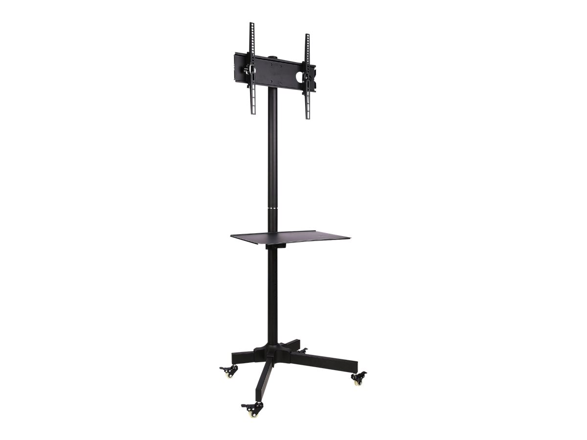 Techly Wagen - für Flachbildschirm / AV-Ausrüstung - Schwarz - Bildschirmgröße: 58.4-139.7 cm (23-55), Ansicht 3