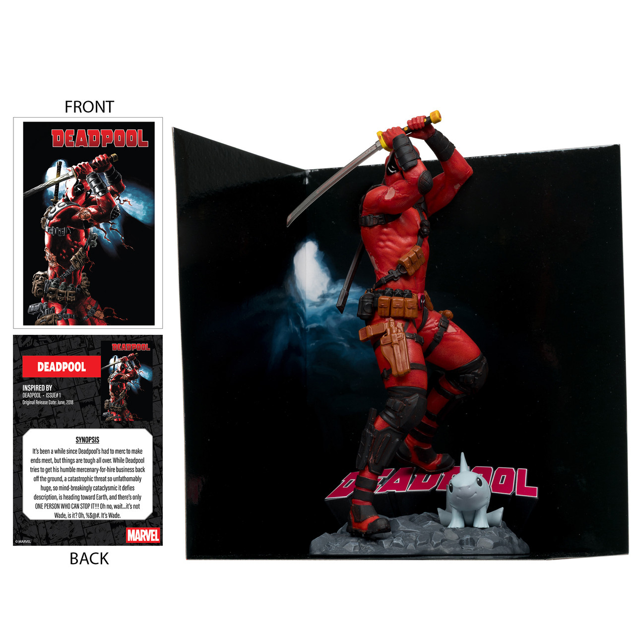 MCFARLANE Marvel Deadpool Scale Collectible 1 10th, Ansicht 4