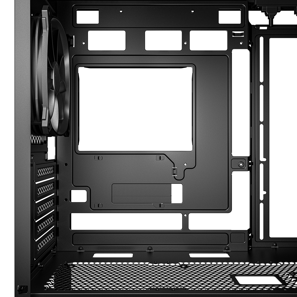 Sharkoon Gehäuse MK4 RGB Micro-ATX 1x Metall schwarz - Tower - ATX, Ansicht 2