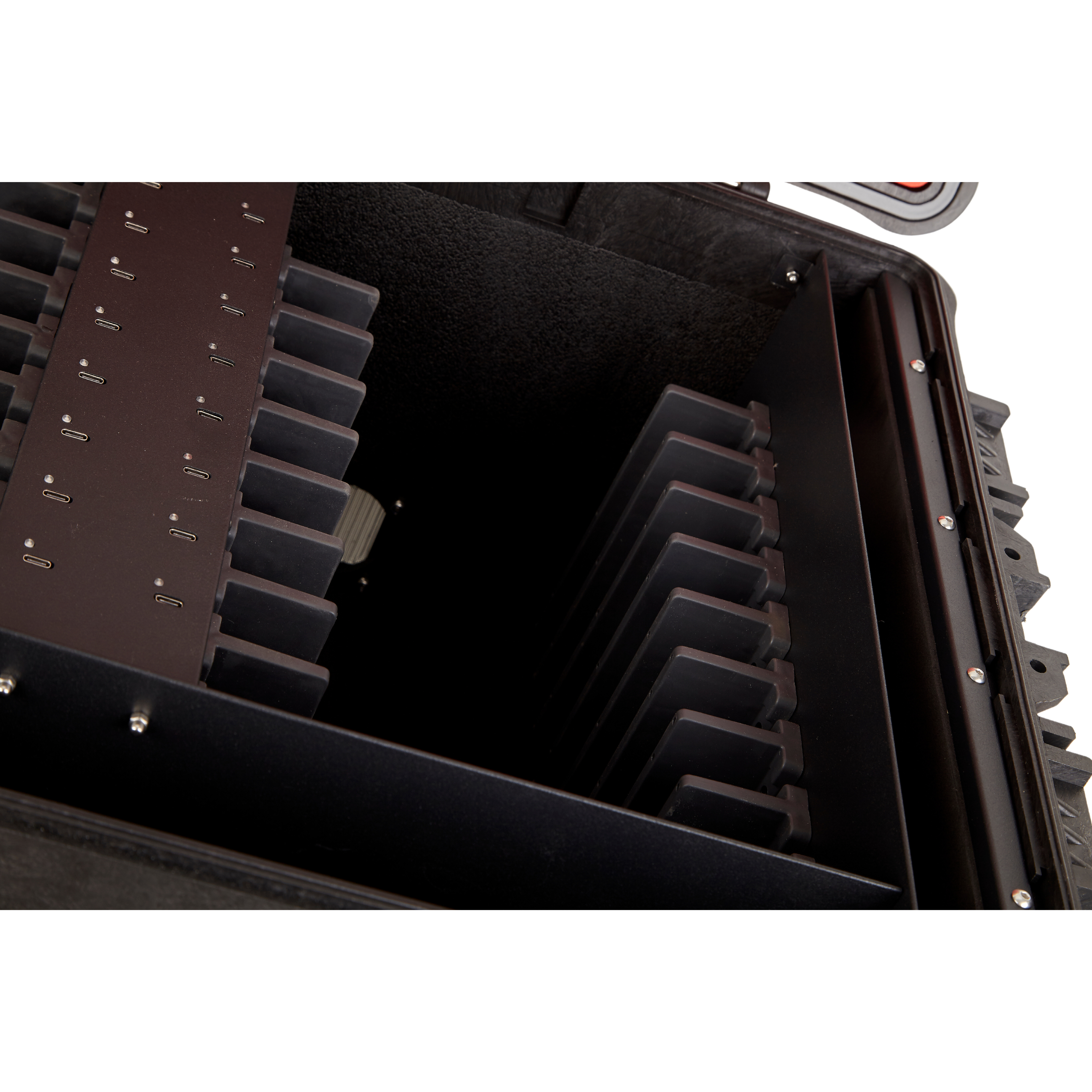 DEQSTER KT16C-PD - Tabletkoffer - iPadkoffer - Schnellladefunktion - Power Delivery 3.0 - USB-C - für 16 Tablets, Ansicht 2