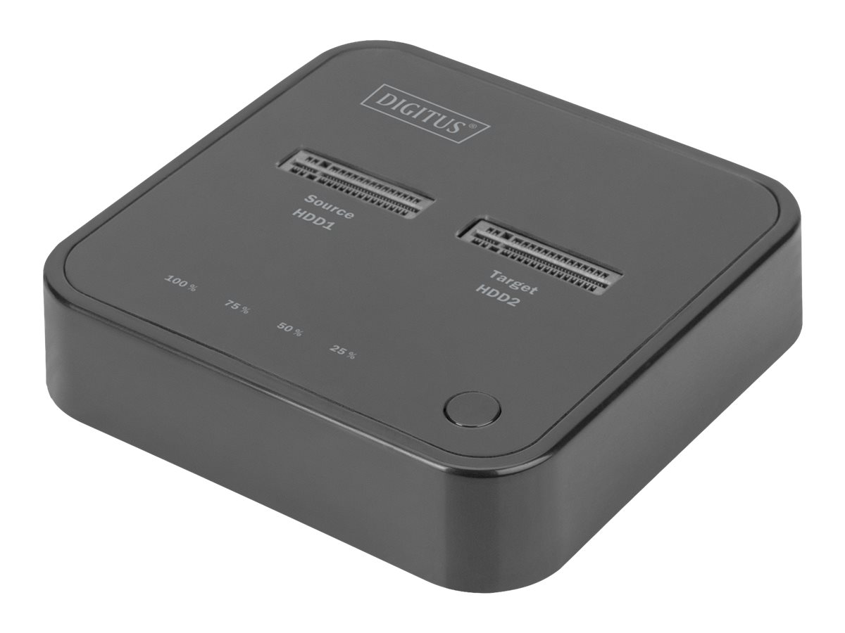 DIGITUS Dual M.2 NVMe SSD Docking Station mit Offline-Klonfunktion, USB-C