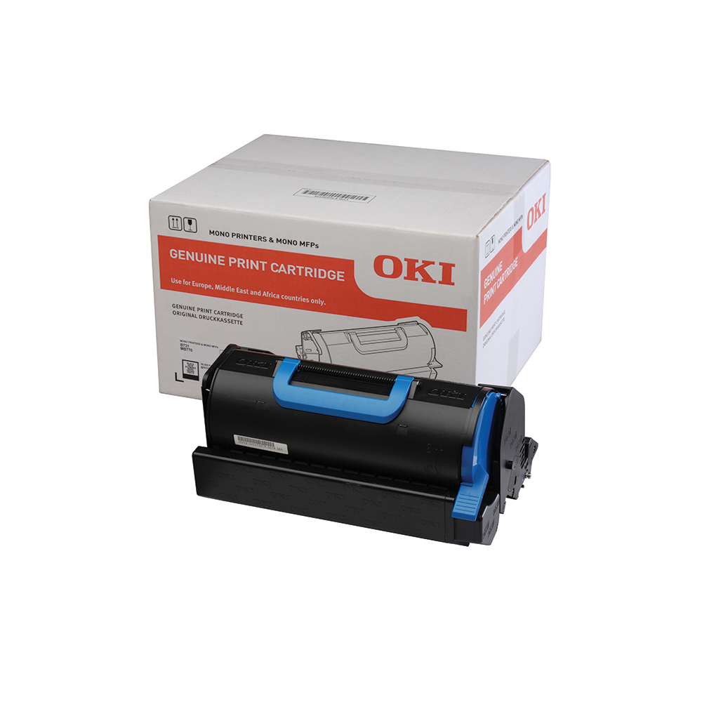 OKI Schwarz - Original - Tonerpatrone - für MB770dfnfax, Ansicht 2