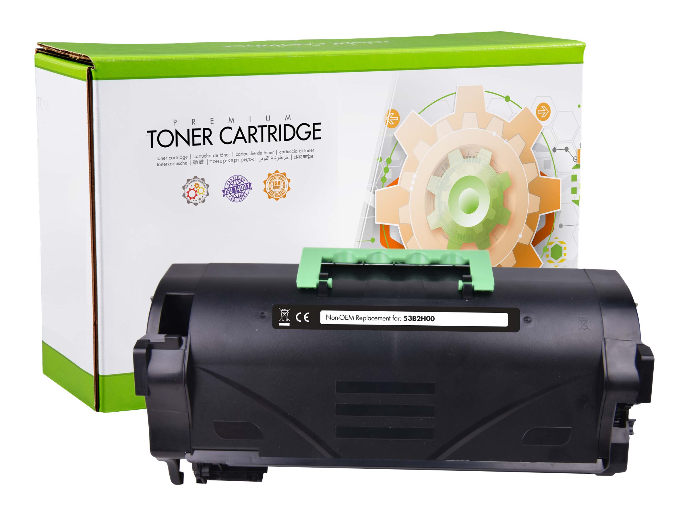 Static Control Schwarz - kompatibel - Tonerpatrone (Alternative zu: Lexmark 53B2H00)