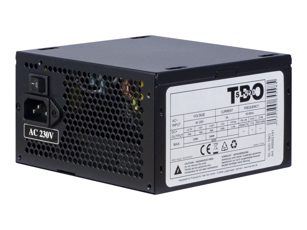 Inter-Tech Argus SL-500 TBO - Netzteil (intern) - ATX12V 2.03