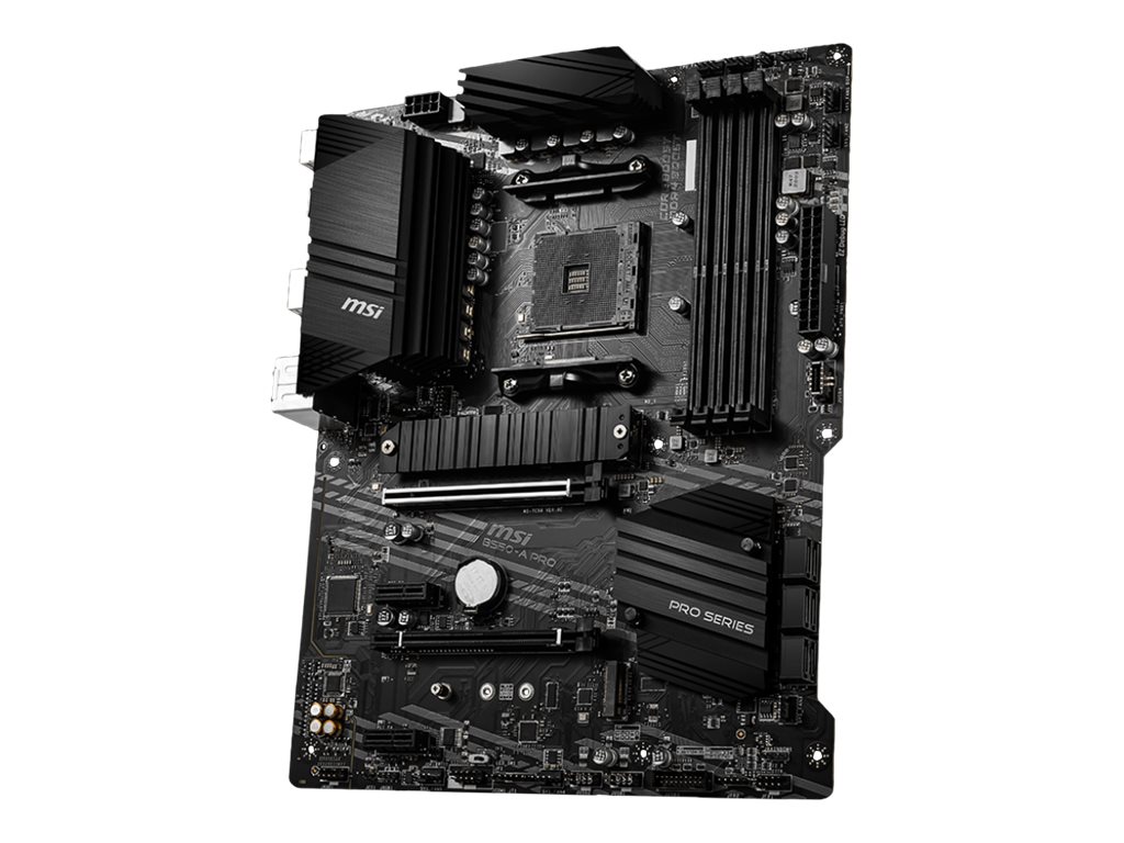 MSI B550-A PRO - Motherboard - ATX - Socket AM4 - AMD B550 Chipsatz - USB-C Gen2 USB-C Gen1 USB 3.2 Gen 1 USB 3.2 Gen 2 - Gigabit LAN - Onboard-Grafik (CPU erforderlich)