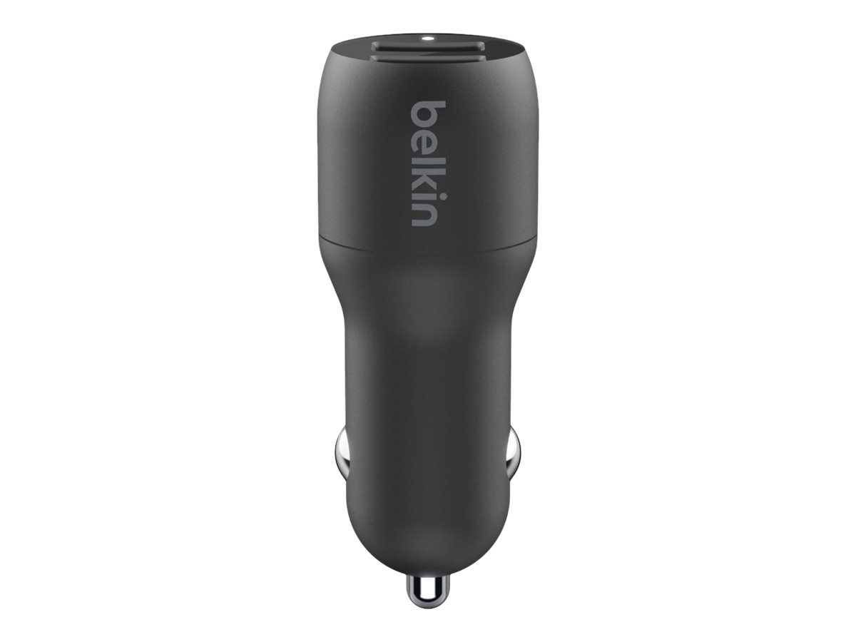Belkin BoostCharge Dual Charger - Auto-Netzteil - 24 Watt - 4.8 A - 2 Ausgabeanschlussstellen (USB), Ansicht 3