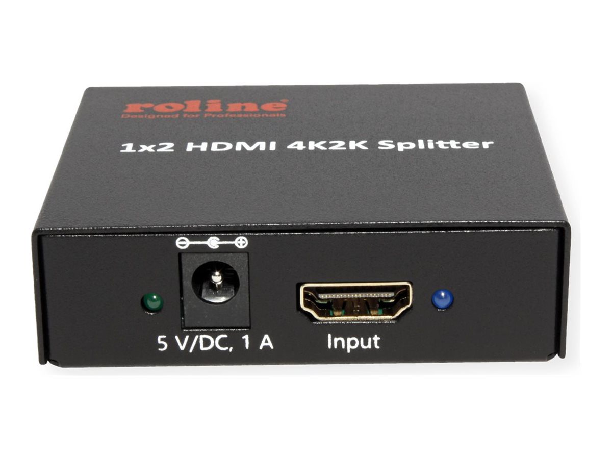 ROLINE Video-/Audio-Splitter - 4K - 2 x HDMI