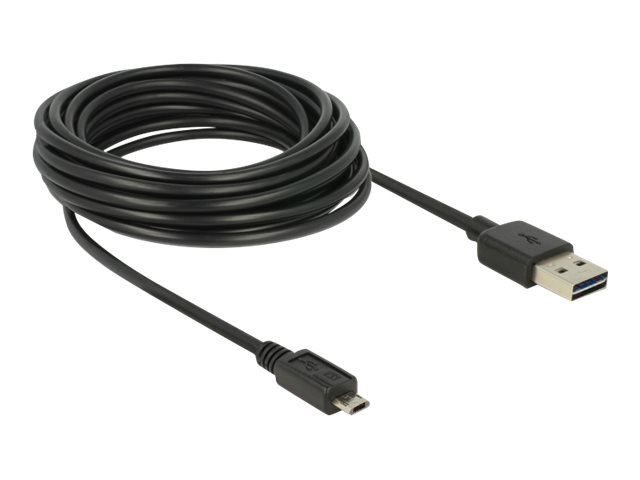 Delock Easy - USB-Kabel - USB (M) umkehrbar zu Micro-USB Typ B (M)