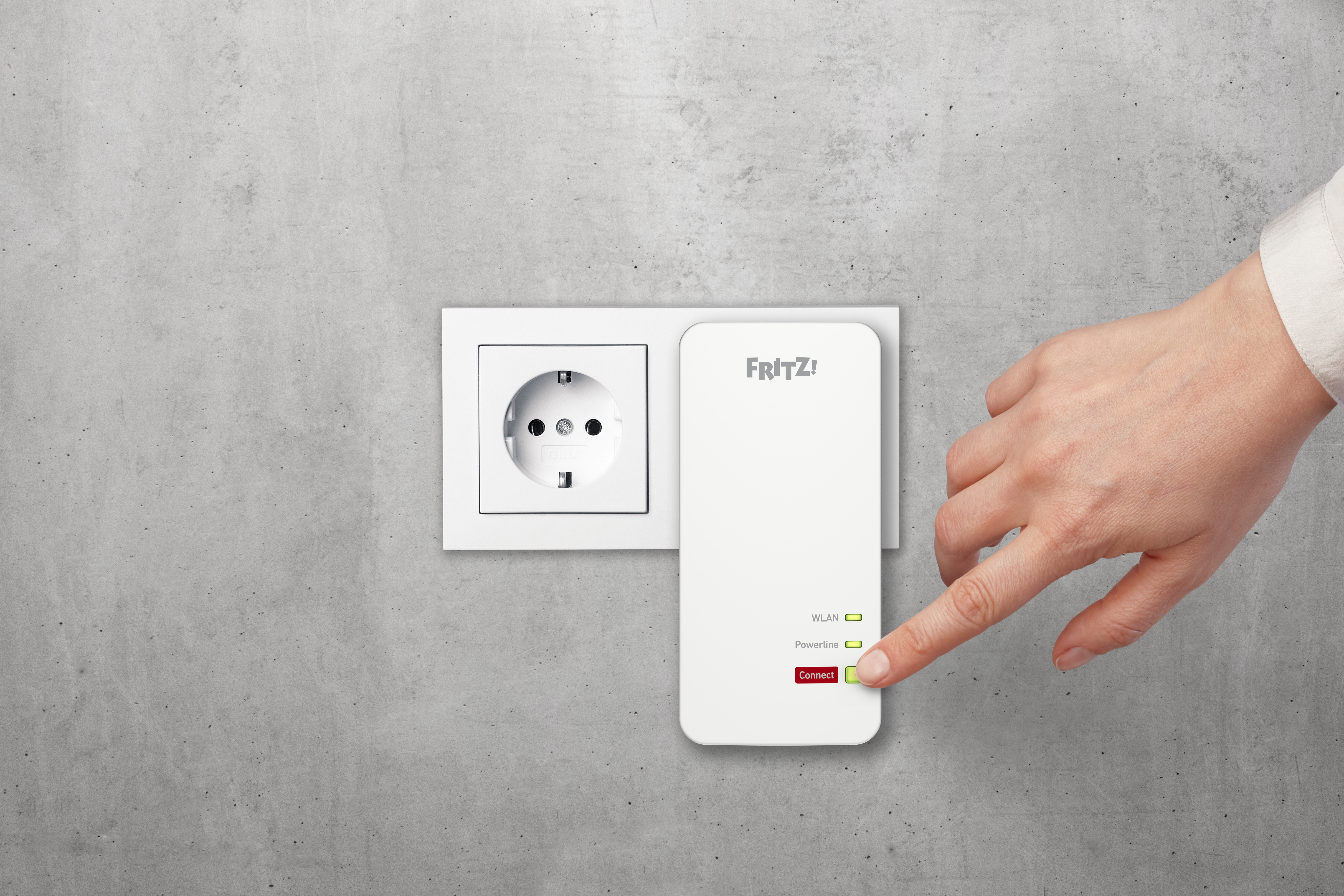 AVM FRITZ!Powerline 1240 AX WLAN Set - WLAN - Stromnetz (Powerline), Ansicht 2
