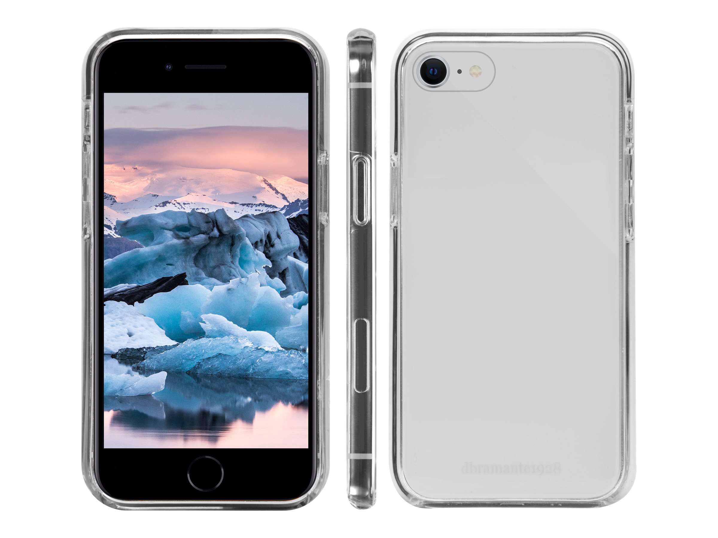 dbramante1928 Iceland - Hintere Abdeckung für Apple iPhone 7, 8, SE (2. Generation) - Snap-on - klar, Ansicht 2