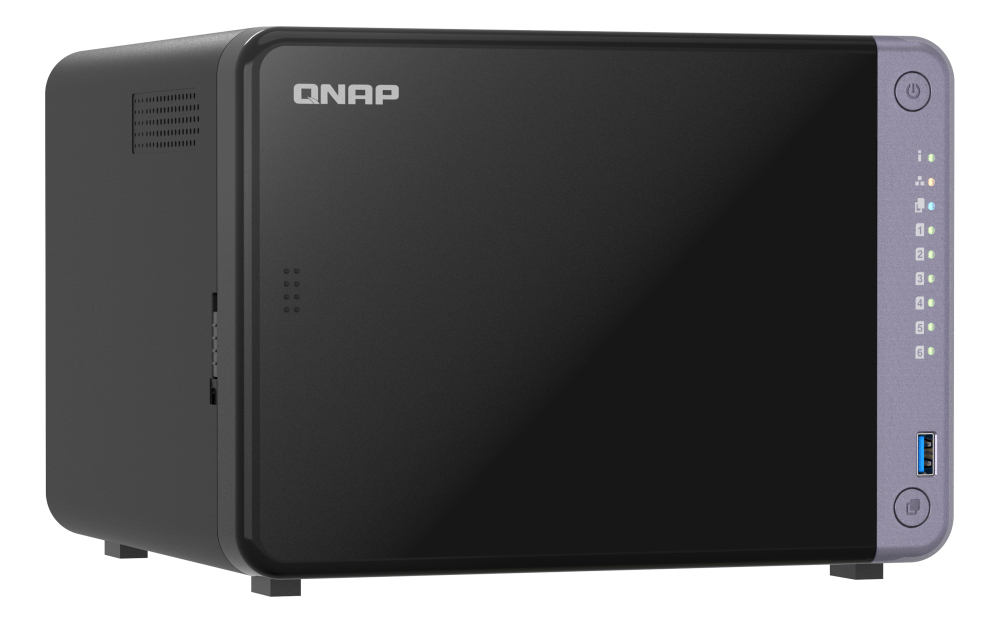 QNAP 6-bay 3.5 desktop NAS AL524 4C 2.0GHz, Ansicht 3