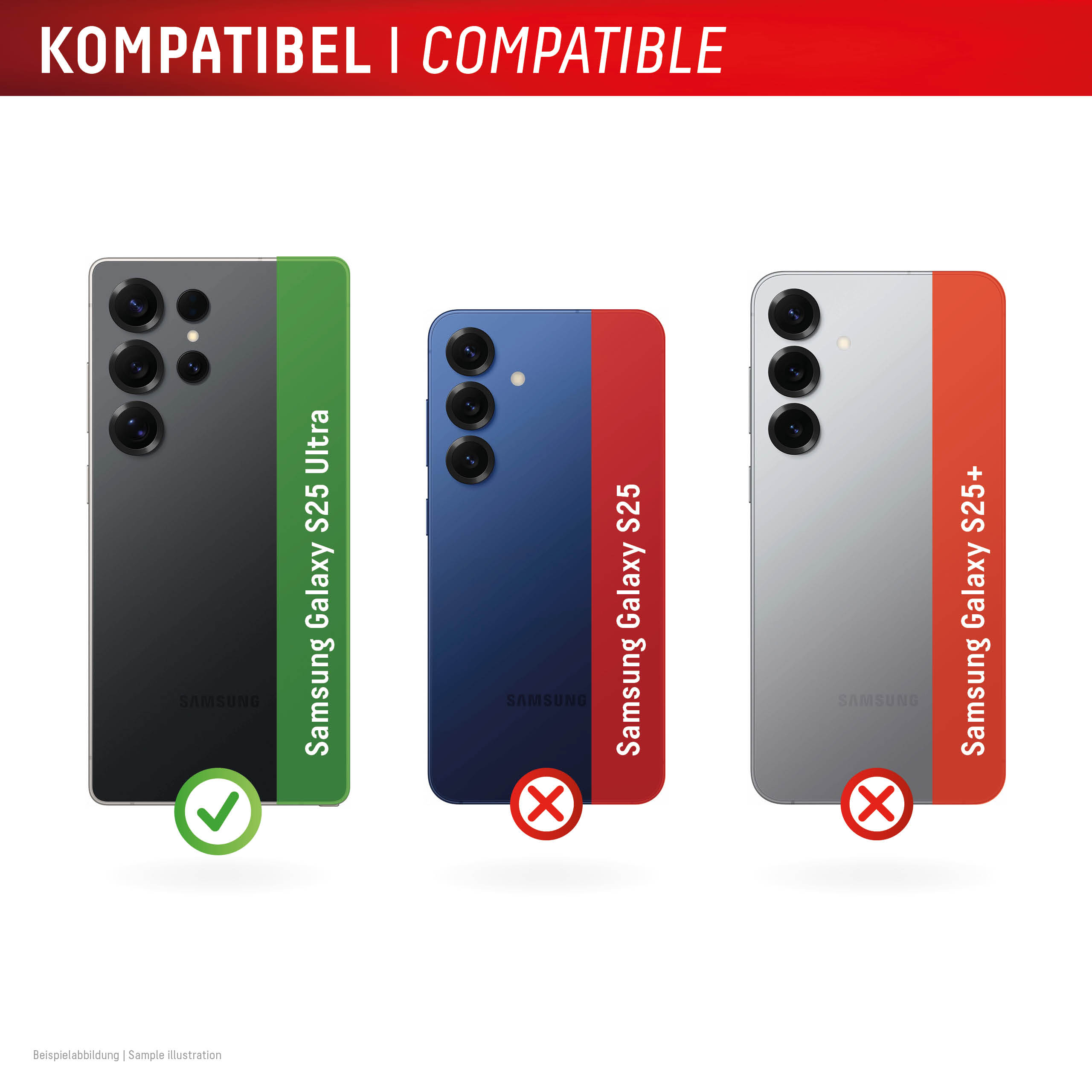 E.V.I. DISPLEX CamGlass All-In-One Galaxy S25 Ultra, Ansicht 3