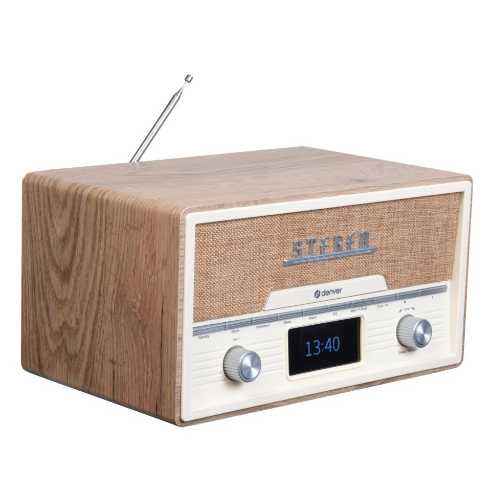Inter Sales Retro DAB+/FM Radio mit CD/BT/USB MDA-525LW - Audio, Ansicht 4