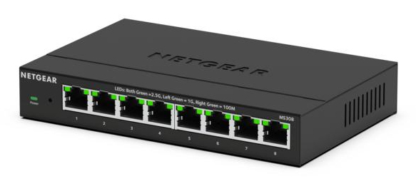 Netgear MS308 - Switch - Multi-Gigabit - unmanaged, Ansicht 2