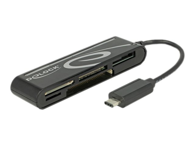 DeLOCK USB 2.0 Card Reader USB Type-C male 5 Slots - Kartenleser - All-in-one (Multi-Format) - USB-C