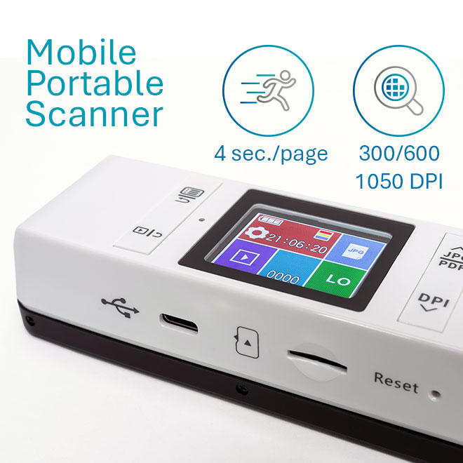 IRIS can Book 7 Mobiler Dokumentenscanner A4, Ansicht 3