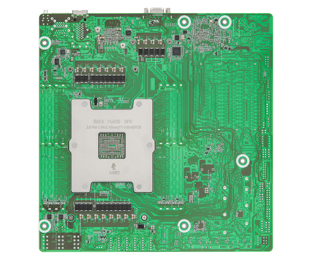 ASRock Mainboard TURIND8UD-2T/X550 Deep Micro-ATX Sockel SP5 Single - Mainboard - Micro/Mini/Flex-ATX, Ansicht 3